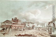 Front Street, St. Louis, Missouri, 1840 - John Caspar Wild