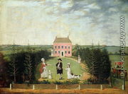 Conversation Piece before a House in Monument Lane, c.1780 - W. Williams