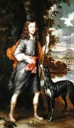 A Boy with a Spear and a Hound, c.1685 - William Wissing or Wissmig