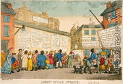 Joint Stock Street, 1809 - George Moutard Woodward