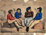 Sailors in Argument, engraved by Roberts - George Moutard Woodward
