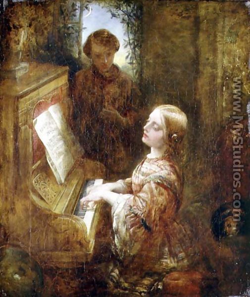 The Evening Hymn, c.1850s - Alfred Woolmer