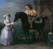 Lady Georgina Caroline Lennox, with Pony and Attendant, 1733 - John Wootton