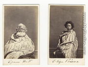 Epuni Hutt and Eliza Porirua, c.1865 - James Wrigglesworth