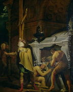 Miravan Breaking Open the Tomb of his Ancestors, 1772 - Josepf Wright Of Derby
