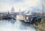 London from the Tower Bridge, 1914 - Richard Henry Wright