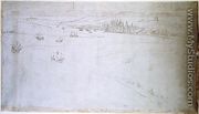 Greenwich, from The Panorama of London, c.1544 - Anthonis van den Wyngaerde