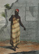 Moorish Woman, plate 99 from 'Recueil de Cent Estampes representant differentes Nations du Levant tirees sur les Tableaux Peints dapres Nature..., engraved by Pierre Rochefort (c.1673-1728) 1707-08 - Jean Baptiste Vanmour