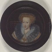 Queen Anne of Denmark (1574-1619), wife of James VI of Scotland and I of England and Ireland (1566-1625), 1595 - Adrian Vanson