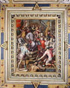 Lorenzo de Medici receiving gifts from his ambassadors - Giorgio Vasari