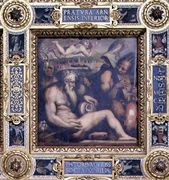 Allegory of the town of Pistoia from the ceiling of the Salone dei Cinquecento, 1565 - Giorgio Vasari