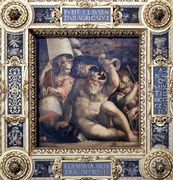 Allegory of the Romagna region from the ceiling of the Salone dei Cinquecento, 1565 - Giorgio Vasari