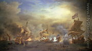 The Battle of the Texel, Kijkduin, 1673 - Willem van de, the Younger Velde