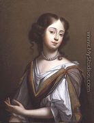 Portrait of Elizabeth, Lady Narborough 1658-78 c.1678 - Simon Pietersz. Verelst