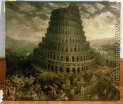 The Tower of Babel - Tobias van Haecht (see Verhaecht)