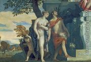 Venus and Mercury presenting her son Anteros to Jupiter - Paolo Veronese (Caliari)