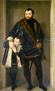 Giuseppe da Porto and his Son Adriano, c.1555 - Paolo Veronese (Caliari)