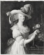 Copy of a Portrait of Marie-Antoinette 1755-93 after 1783 - Elisabeth Vigee-Lebrun