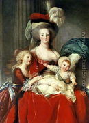 Marie-Antoinette 1755-93 and her Four Children, 1787 - Elisabeth Vigee-Lebrun