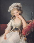 Portrait of Marie Adelaide 1759-1802 Duchess of Orleans - Elisabeth Vigee-Lebrun