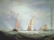 Helvoetsluys ships going out to sea, 1832 - Joseph Mallord William Turner