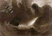 Ship in a Storm, from the Little Liber, engraved by the artist, c.1826 - Joseph Mallord William Turner