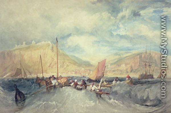 Hastings from the Sea - Joseph Mallord William Turner
