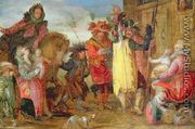 Jeanne de Flandres 1472-1545/9 going to deliver prisoners - David Vinckboons