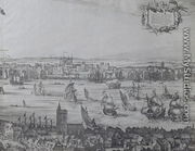 Panorama of London and the Thames, part four showing the Tower and the Church of St. Olave, c.1600 - Nicolaes (Claes) Jansz Visscher