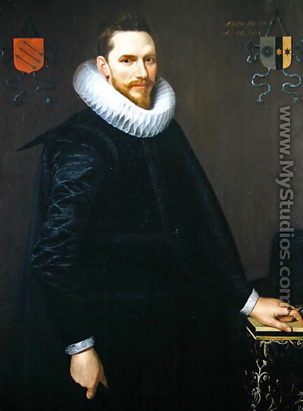 Portrait of Adriaen de Kies van Wiessen, 1616 - Cornelis van der Voort