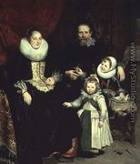 Portrait of the Artist with his Family - Cornelis De Vos