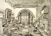 Interior View of a Library, 1876 - Bruce James Talbert