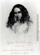 Portrait of Elizabeth Barrett Browning 1806-61 in 1859, engraved by G. Cook - Field Talfourd