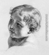 Gyermekfej-2, 1850 - Karoly Brocky