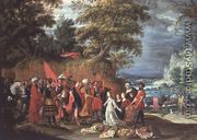 The Offering of Abigail - David The Elder Teniers