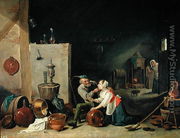 The Old Man and the Servant, 1800 - David The Younger Teniers