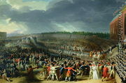 The Celebration of the Federation, Champs de Mars, Paris, 14 July 1790 - Charles Thevenin