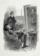 Illustration from The Picture of Dorian Gray by Oscar Wilde 1854-1900, engraved by E. d'Ete 2 - (after) Thiriat, Paul