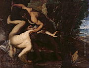 Cain slaying Abel - Jacopo Tintoretto (Robusti)