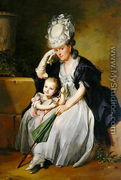 The Artists Second Wife and Son, 1780s - Anton Wilhelm Tischbein