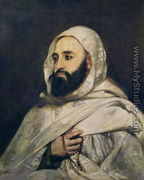 Portrait of Abd el-Kader 1808-83 - Jean Baptiste Ange Tissier