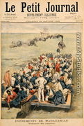 Events in Madagascar The Repatriation of French troops, illustration from Le Petit Journal, 20th January 1896 - Oswaldo Tofani