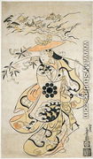 Sawamura Kodenji as Tsuyu-no-Mae, 1698  - Kiyonobu I Torii