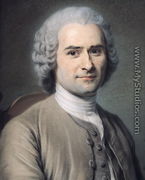 Portrait of Jean Jacques Rousseau 1712-78 - Maurice Quentin de La Tour