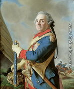 Portrait of Comte Maurice de Saxe 1696-1750 - Maurice Quentin de La Tour