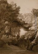 No.1093 A Wooded Landscape, 1788 - Francis Towne