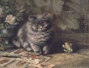 A Portrait of a kitten - Ada Eliza Tucker
