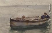 Two Boys in a Rowing Boat - Henry Scott Tuke