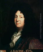 Portrait of Jean Racine 1639-99 copy of an original of 1673, 1698 - Jean-Baptiste Santerre