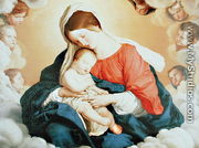 The Madonna and Child in Glory - Francesco de' Rossi (see Sassoferrato)